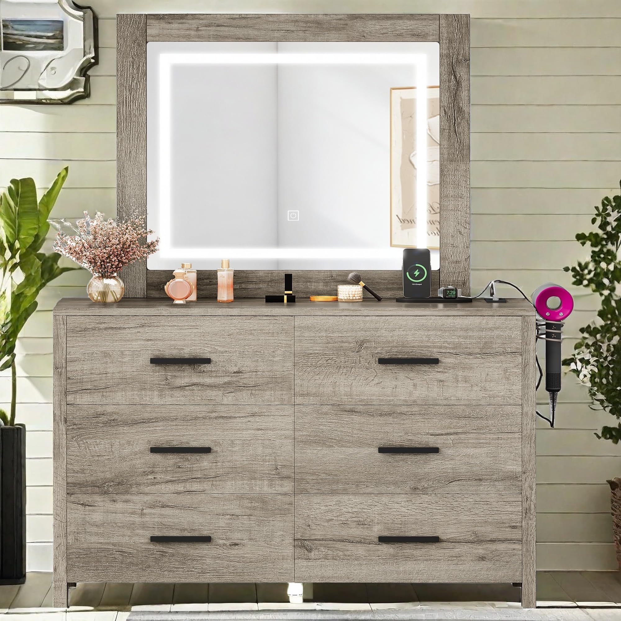 DWVO Vanity Desk with Lights