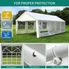 YITAHOME 13x26FT Party Tent Wedding Tent Heavy Duty Event Shelters Outdoor Canopy Upgraded Galvanized Steel Carport with Removable Sidewall Windows for Commercial and Parties