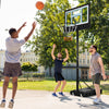 YITAHOME Basketball Hoop Outdoor 10 FT Adjustable, Portable Basketball Goals for Outside, 4.4-10FT Height Adjust, 44in Backboard and 18in Rim