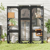 Catio Outdoor Cat Enclosure Window, Large Cat House for Cats, 62.8