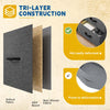 DWVO 5 Dresser for Bedroom, Fabric 5 Drawers, Chest of Drawers for Closet, Black Dresser & Chest of Drawers