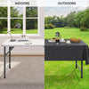 YITAHOME 6FT Folding Table, Outdoor Folding Table w/Heavy Duty HDPE Tabletop, Rectangle Folding Tables w/Portable Carrying Handle for Picnic, Parties, Camping & Indoor Activities, White
