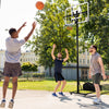 YITAHOME Basketball Hoop Outdoor, Portable Basketball Hoops & Goals, 4.5-10 FT Adjustable Basketball Hoop Outdoor with 44in Reinforced Iron Frame Backboard