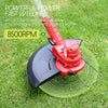 FLORA GUARD Electric String Trimmer, 2-in-1 for Lawn Mowers and Lawn Edge Trimmers, Heavy-Duty Construction, Stable and Durable, Includes 4.0Ah Battery and 3.0A Charger