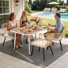 YITAHOME Outdoor Patio Dining Set 5pcs 59
