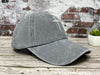 Hepandy Embroidered Three 3 Nails Cross Hat for Men, Christian Gifts for Women, Washed Gray Christ Jesus Hats Cotton Baseball Cap