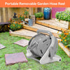 Flora Guard Garden Hose Holder With 1/2 Inch 65Ft Freeze-resistant UV Software, Hose Reels Wall Mount, Removable Hose Reel, 3/4 