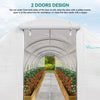 YITAHOME 26'x10'x6.5' Greenhouses Heavy Duty Large Greenhouses Walk in Green Houses Tunnel Green House Outdoor Gardening Upgraded Galvanized Steel Ropes Zipper Doors, White