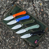 NUKNIVES S13 Kumpanter Folding Pocket Knife with 2.9'' D2 Blade, Liner Lock EDC Knife with Thumb Stud Opener, Caming Hiking Pocket Knife for Men Women