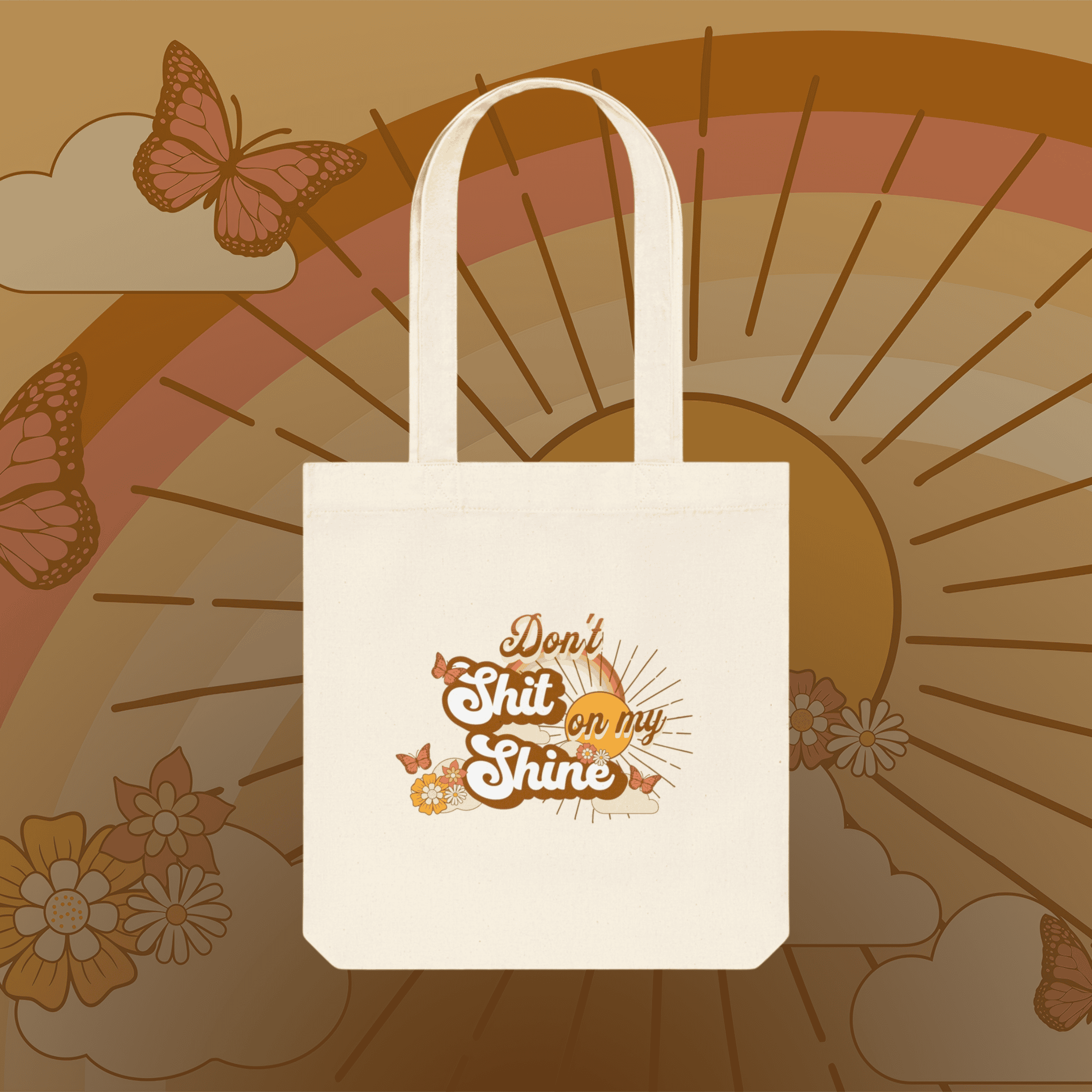 Don't Sh*t on my Shine - Woven Tote Bag
