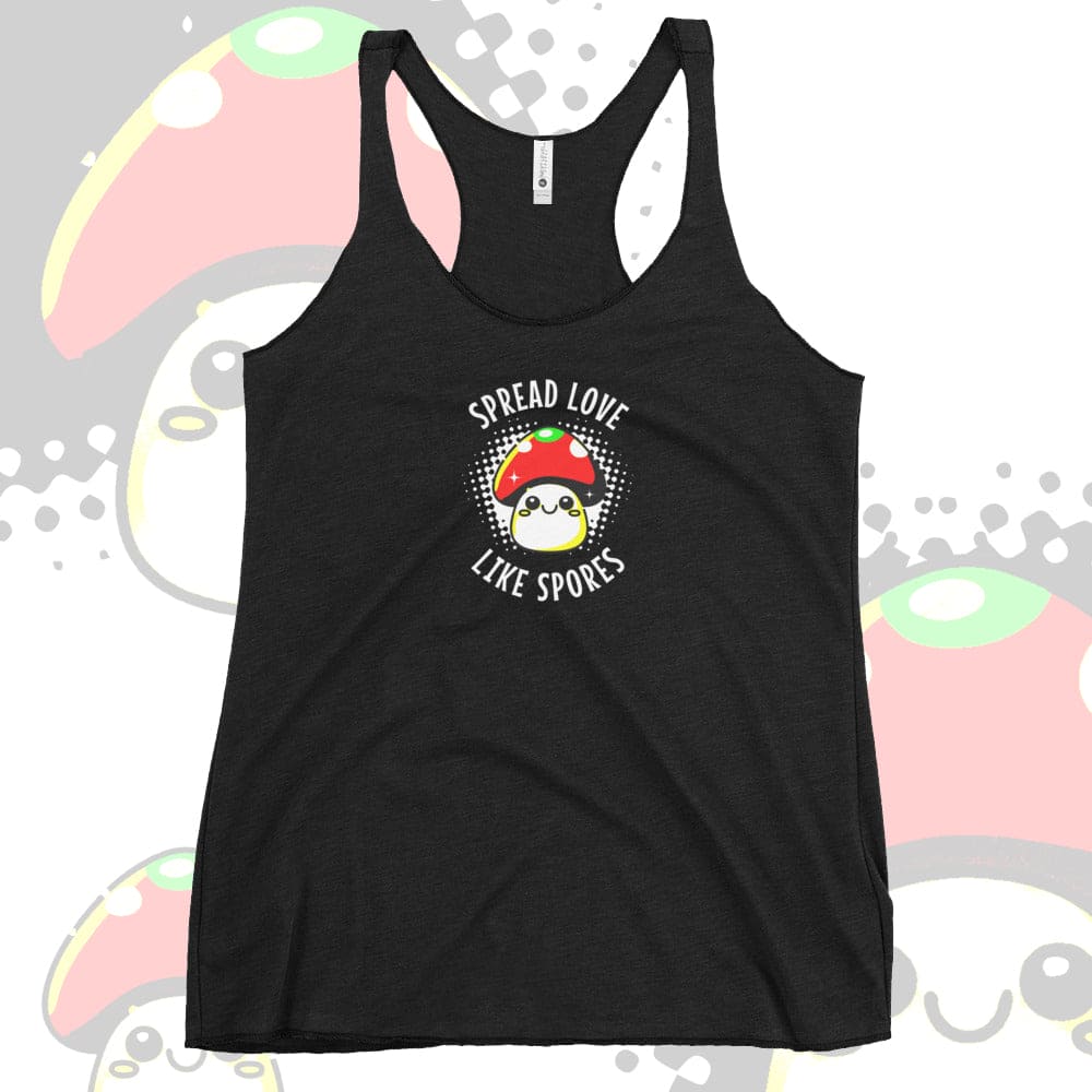 Spread Love like Spores - Women's Racerback Tank
