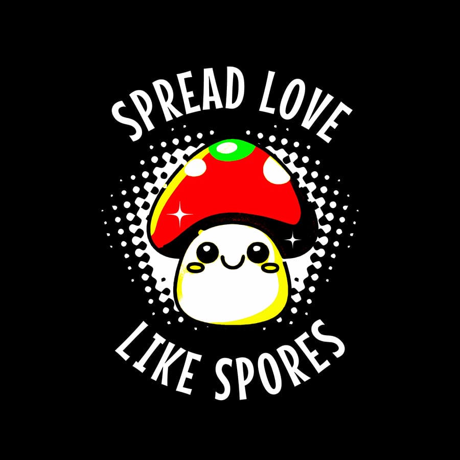 Spread Love like Spores - Women's Racerback Tank