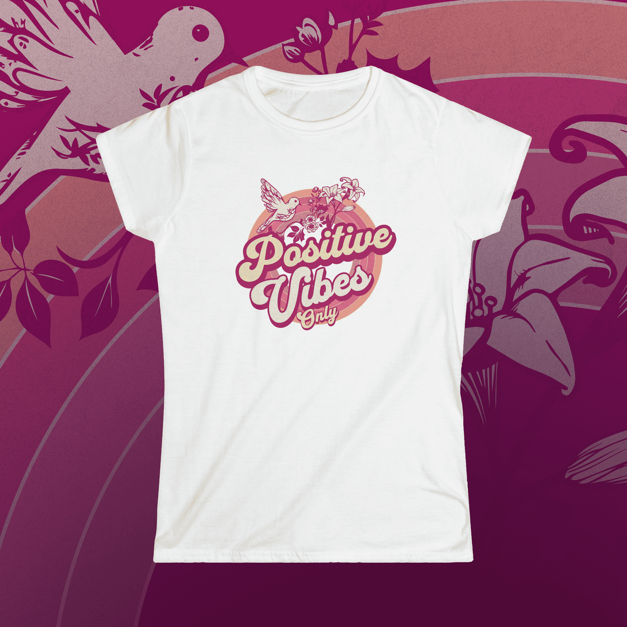 Positive Vibes Only - Women's Softstyle Tee