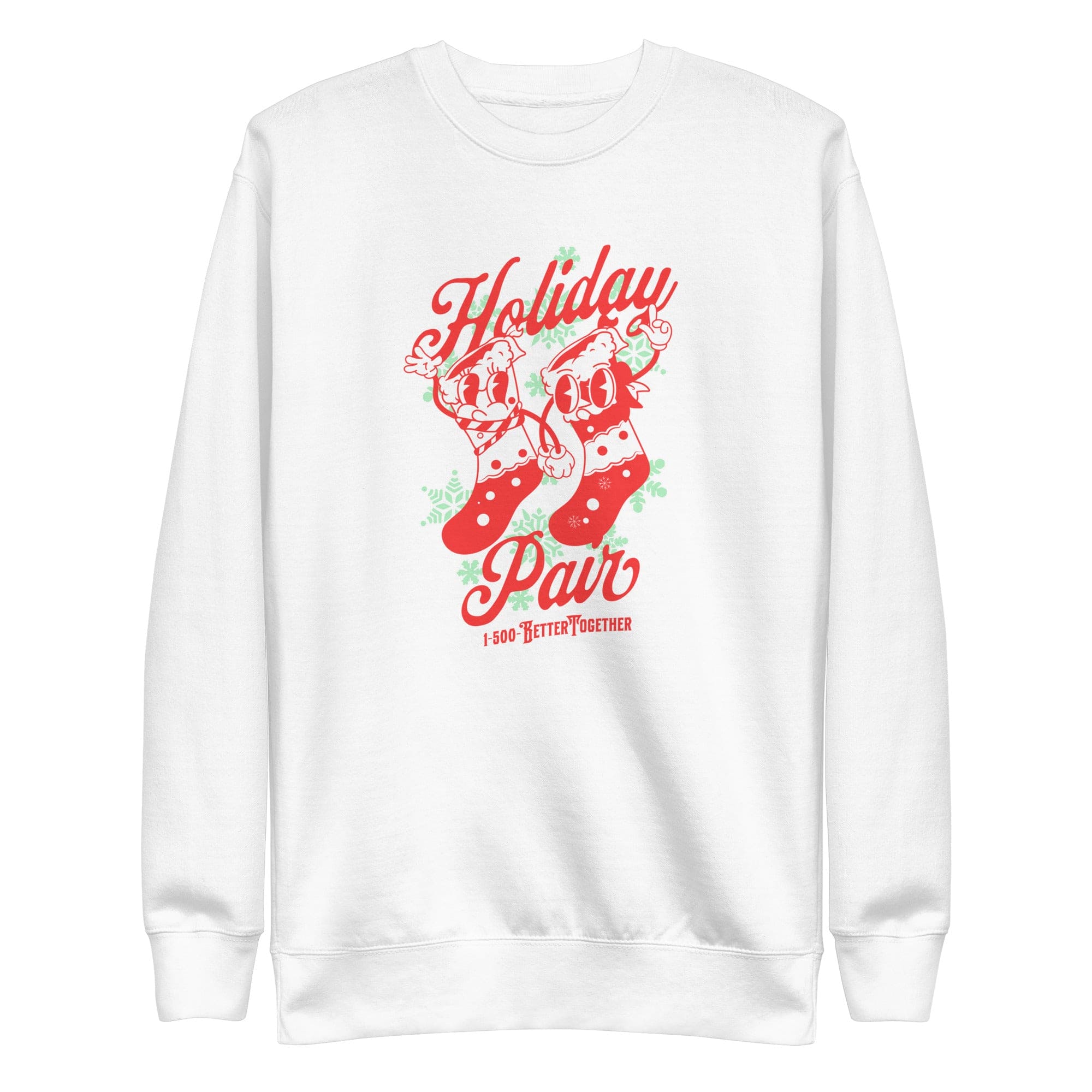 Holiday Pair - Couple Christmas Unisex Premium Sweatshirt