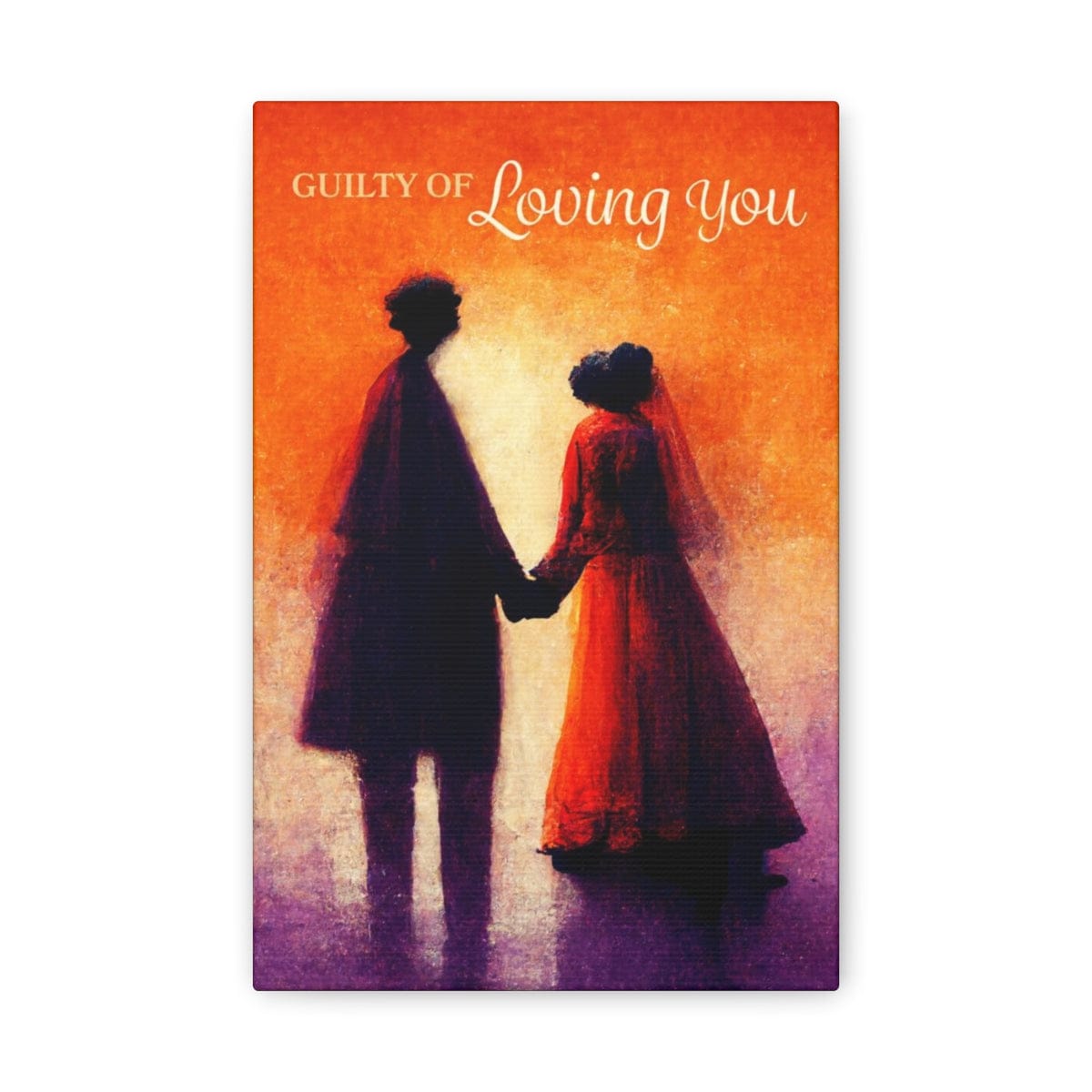 Guilty of Loving you - Couple Holding Hands - Classic Canvas Print