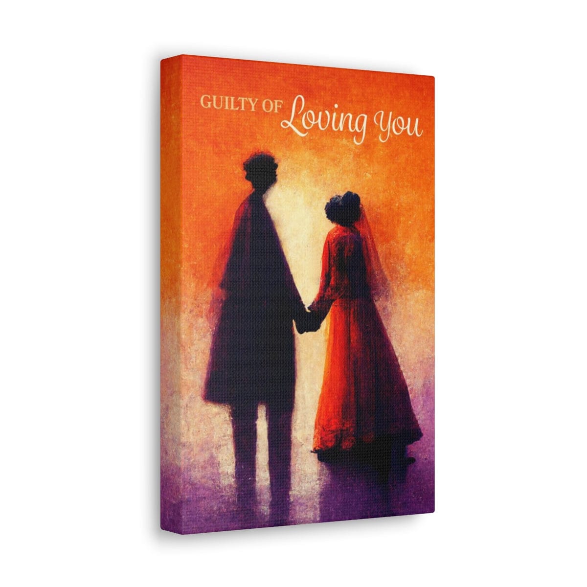 Guilty of Loving you - Couple Holding Hands - Classic Canvas Print