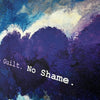 No Guilt No Shame Purple Hearts- Canvas Print