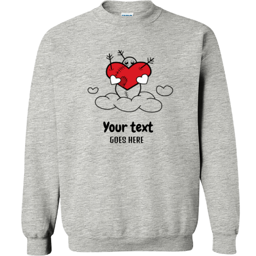 Custom Guilt Gear - Heart Toons 2 - Personalized Unisex Heavy Blend Crewneck Sweatshirt