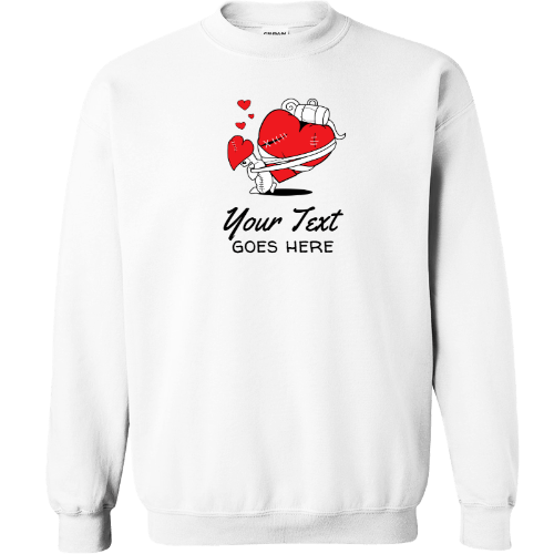 Custom Guilt Gear - Heart Toons 3 - Personalized Unisex Heavy Blend Crewneck Sweatshirt