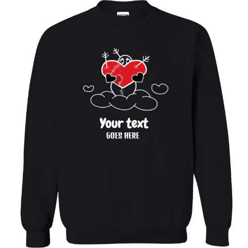 Custom Guilt Gear - Heart Toons 2 - Personalized Unisex Heavy Blend Crewneck Sweatshirt